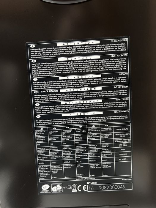 Aquecedor da marca Qlima o topo de gama da marca