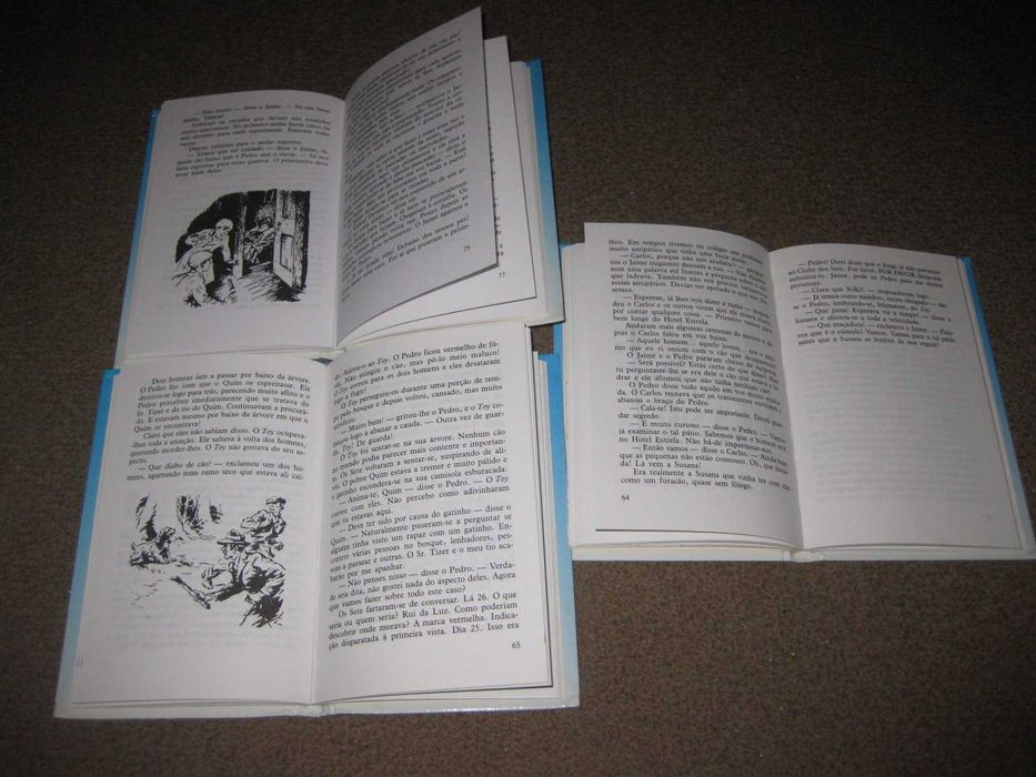 3 Livros da Colecção "Os Sete" de Enid Blyton