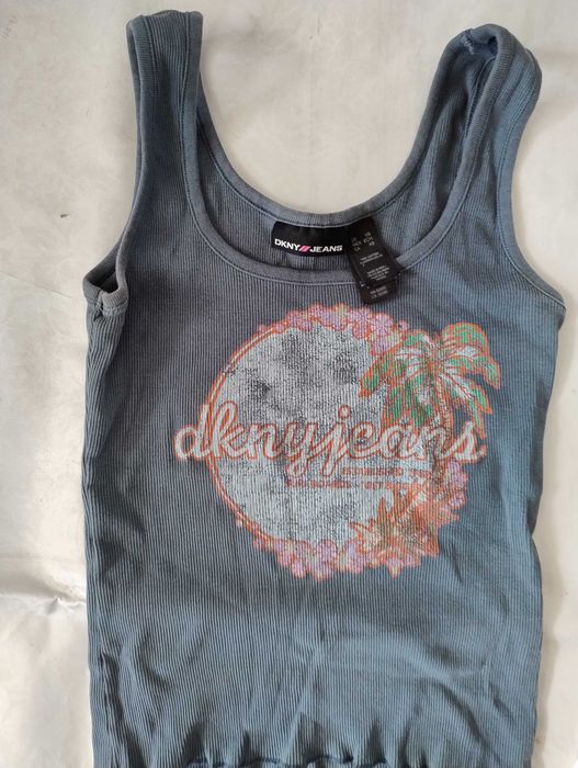 SUPER CENA Top sportowy DKNY//Jeans XS, t-shirt H&M 146/152/158