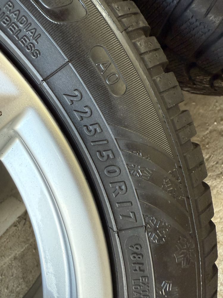 Oryginalne Alufelgi Audi 17” koła zimowe DUNLOP 2022 rok! JAK NOWE!
