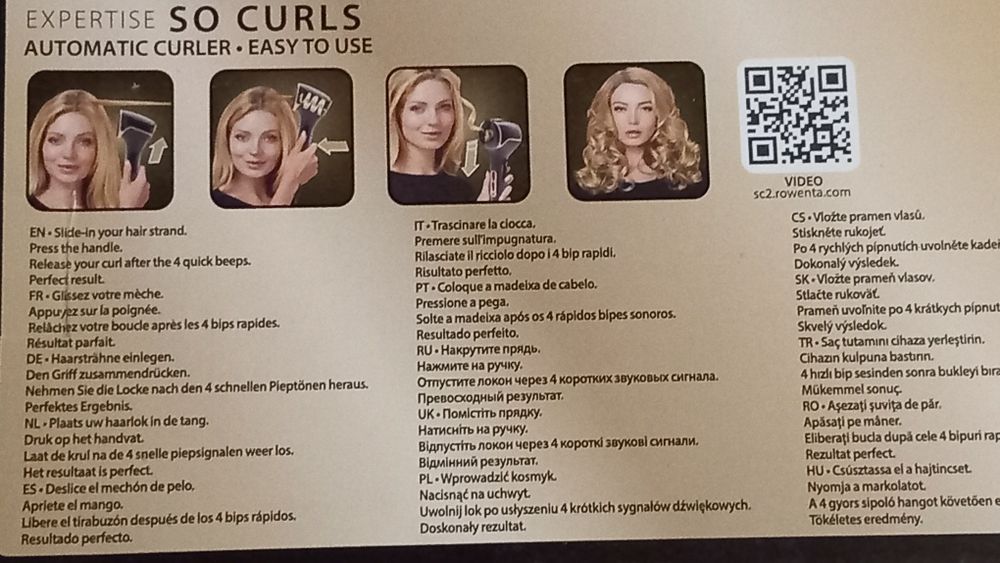 Máquina encaracolar - sem uso