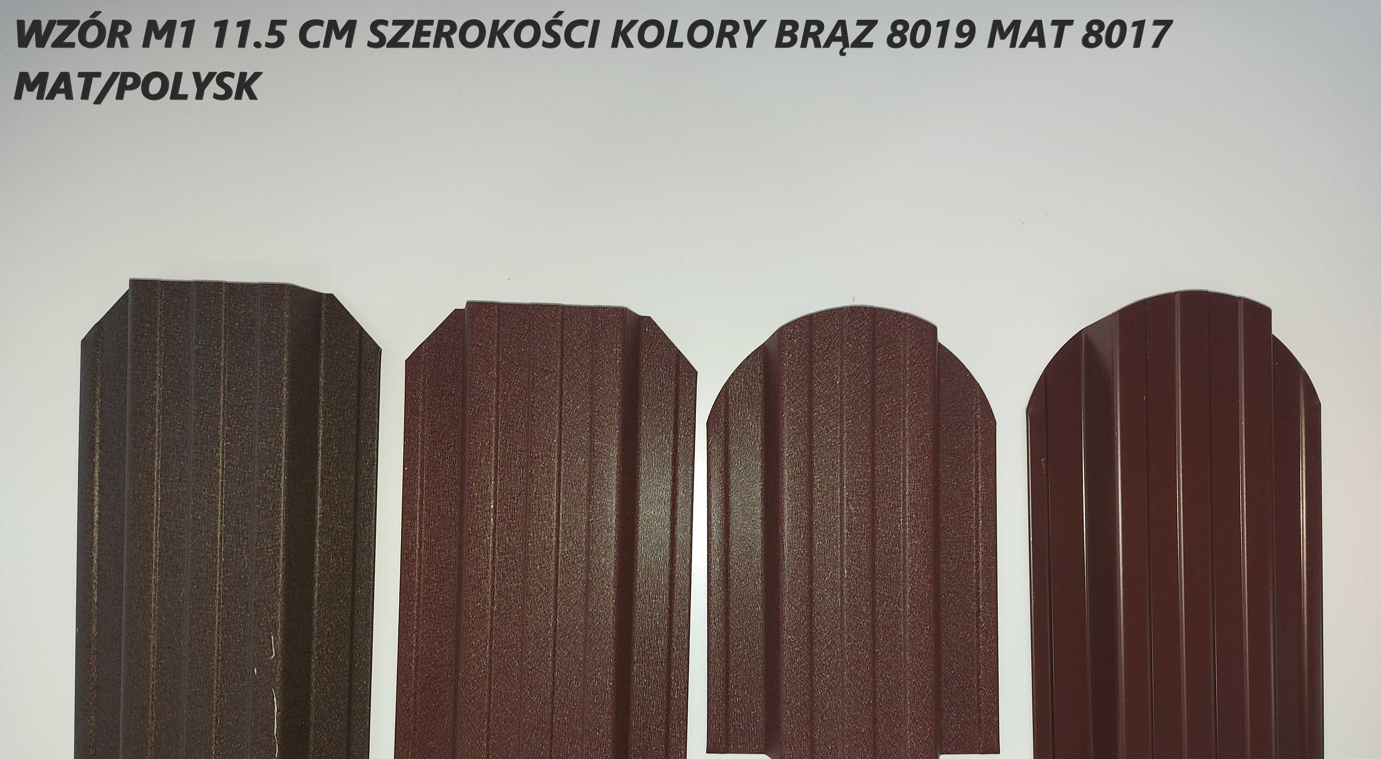 Sztachety Sztachetki Metalowe Panel 11.5cm-12.4cm Producent/Dostawa