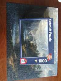 Puzzle Schmidt 1000 el.  Wasserfall-Idylle 58399