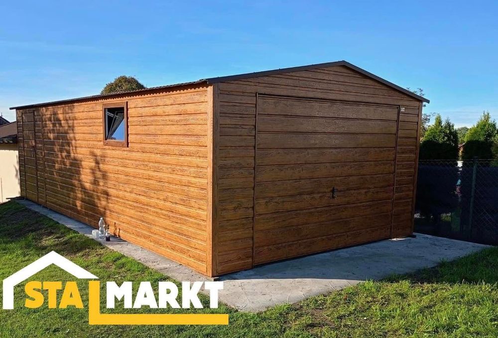 Premium Garaż Blaszany 4 x 6m przywóz i montaż Gratis