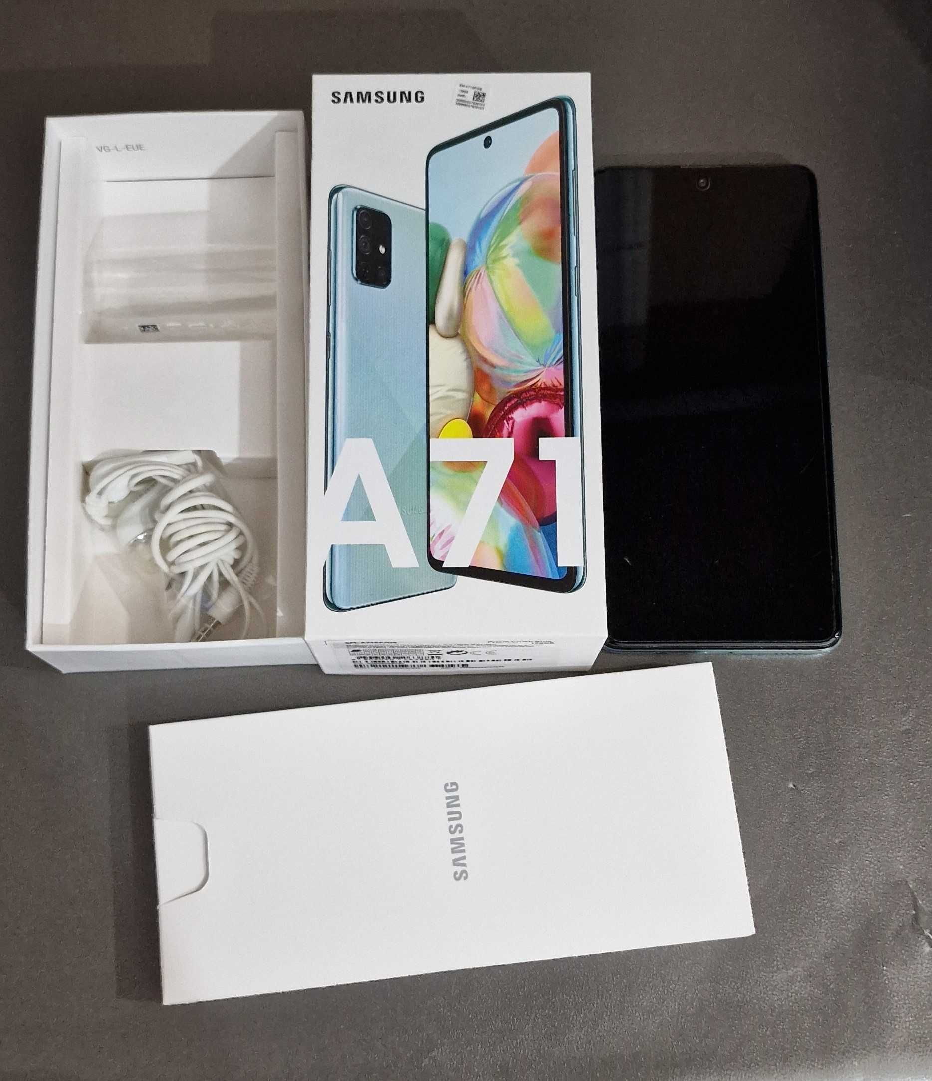 Samsung Galaxy A71 Blue 6/128GB, stan idealny!