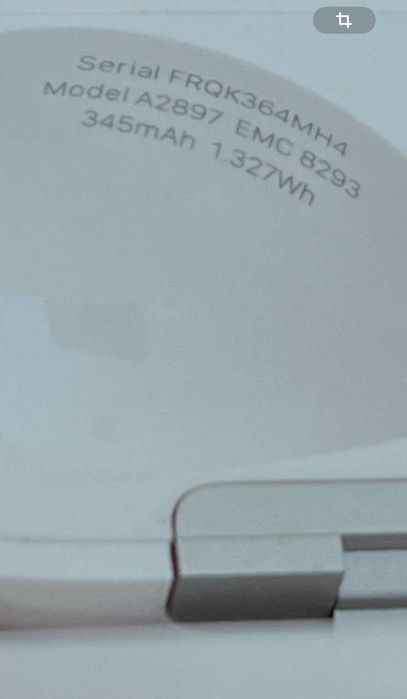 Зарядный кейс для наушников Apple AirPods 3 Зарядний футляр оригинал