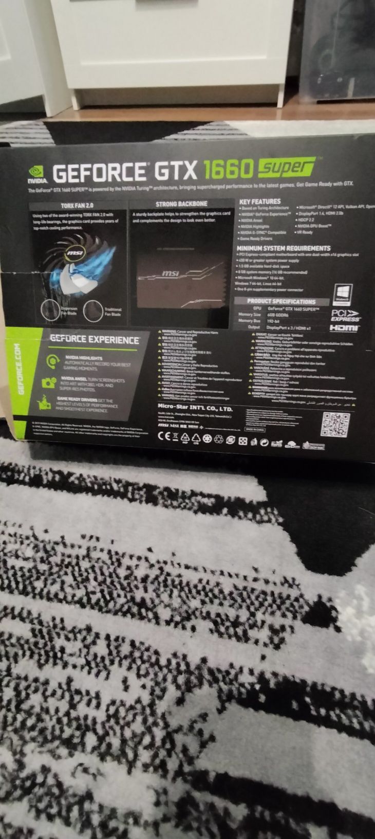 Karta graficzna geforce gtx 1660 super