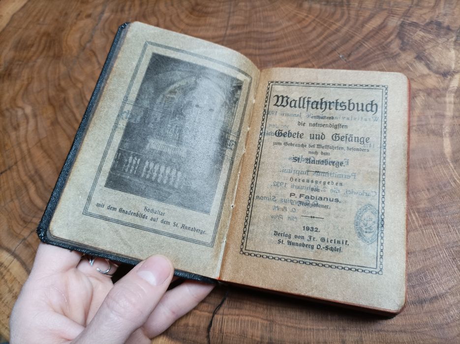 Stary modlitewnik niemiecki 1932 r.