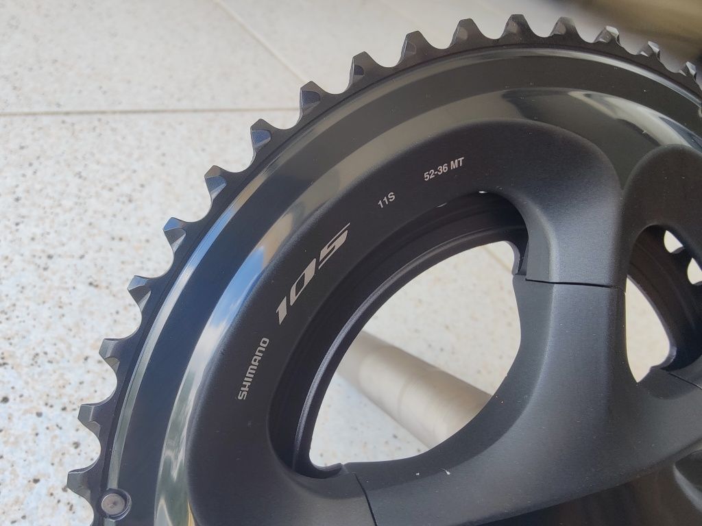 Pedaleiro Shimano 105 170mm 52-36 novo