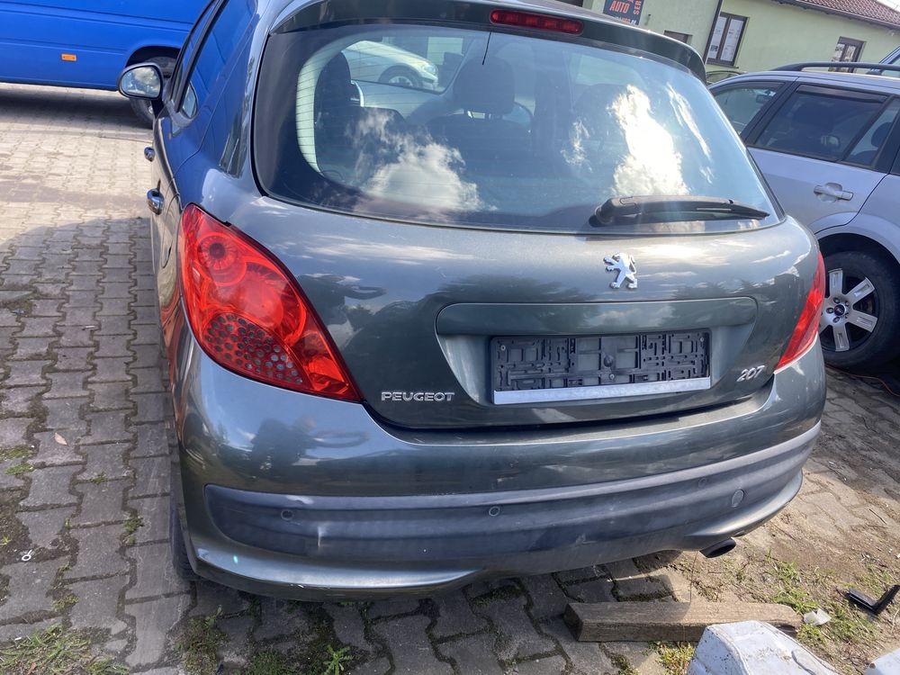 Peugeot 207 drzwi prawe przód przednie kompletne ładne