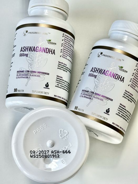 Progress Labs ASHWAGANDHA EXTRACT 666 mg | 90 капсул | Ашваганда 9%