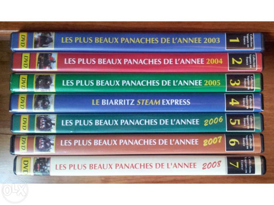 DVDs sobre Comboios "Collection: Vapeurs en France"