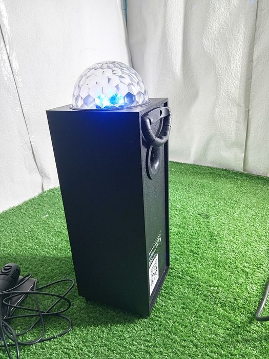 DiscoStar Green, przenośny głośnik Bluetooth 2.1, USB, SD, akumulator,