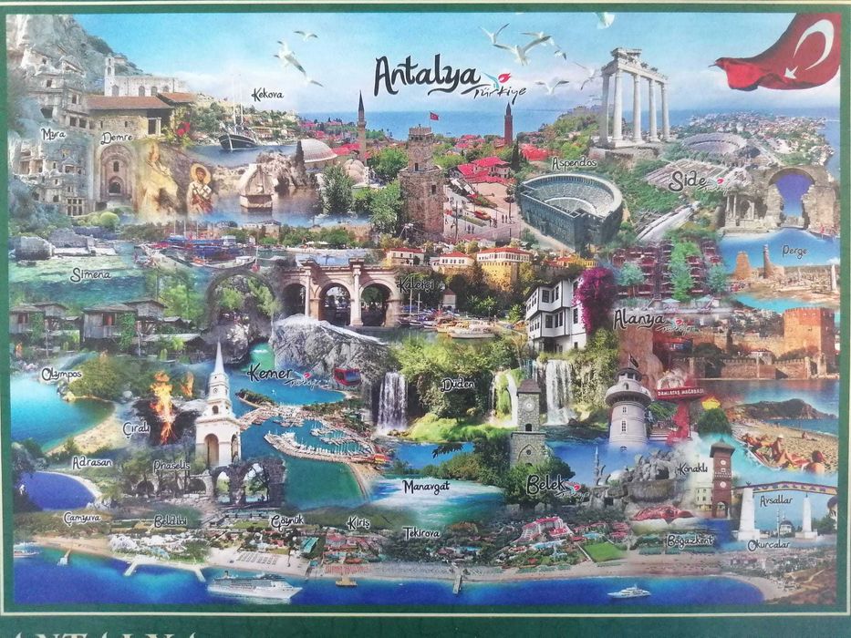 Puzzle 1000 peças de Antalya