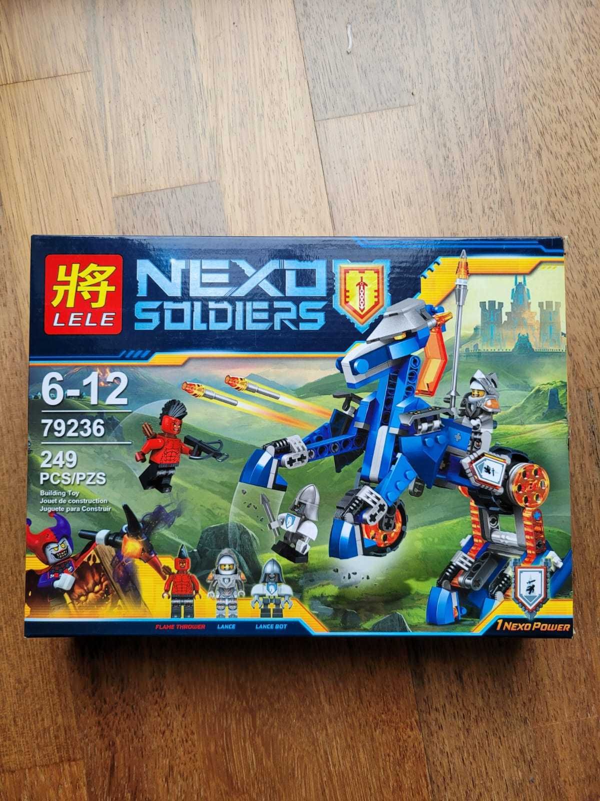 Zestawy klocków Nexo Knights.