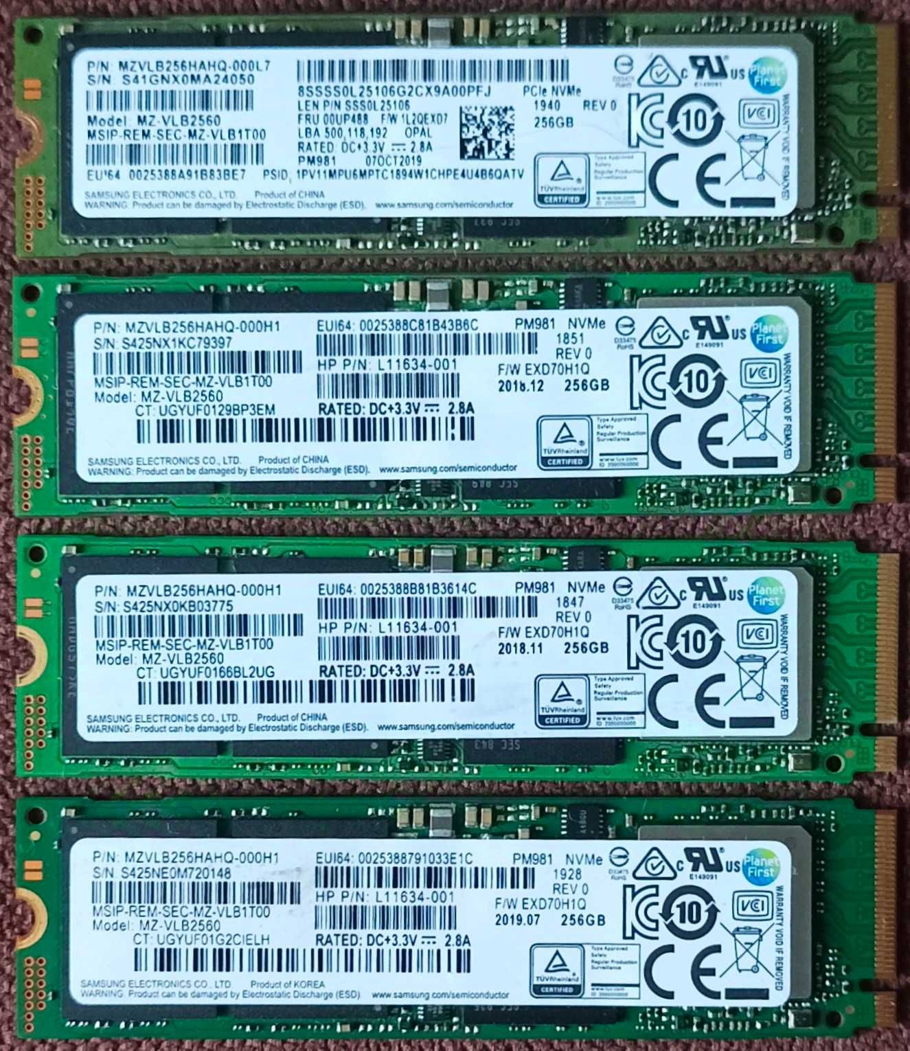 SSD M2 NVME-SATA3  256-512-1TB-2TB