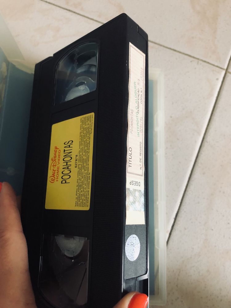 Filme infantil VHS Pocahontas