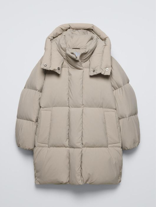 Пуховик Zara зимова курта 122 164