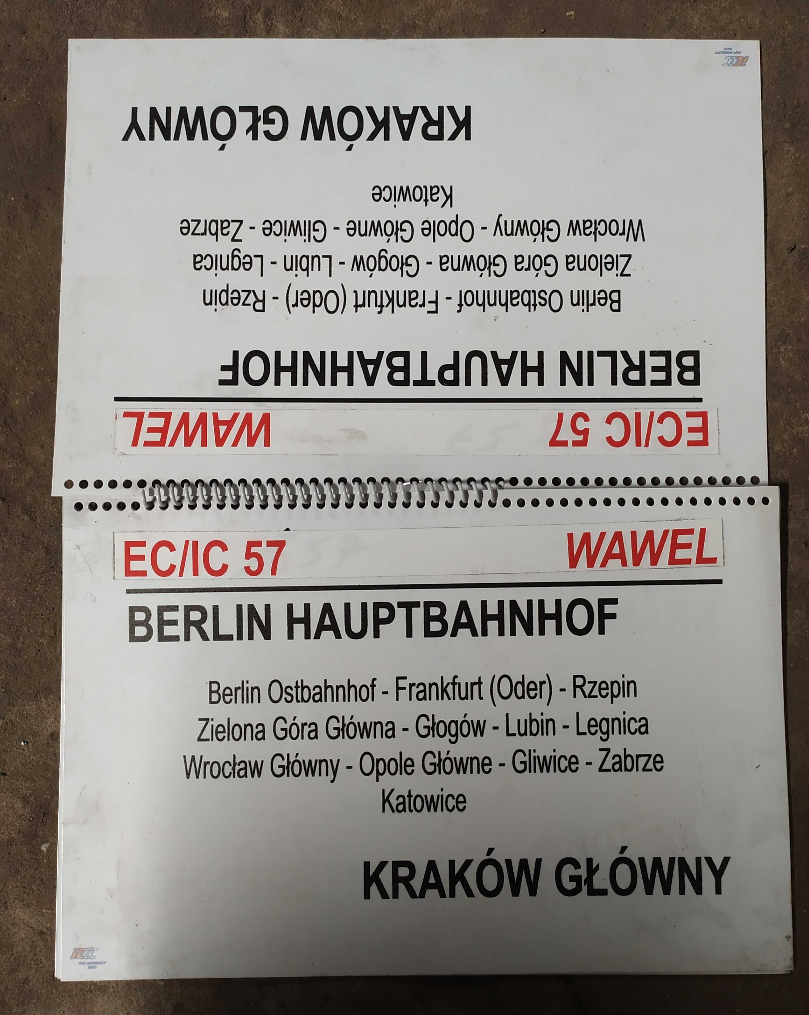 Tablica kierunkowa ODRA/ODER, WAWEL