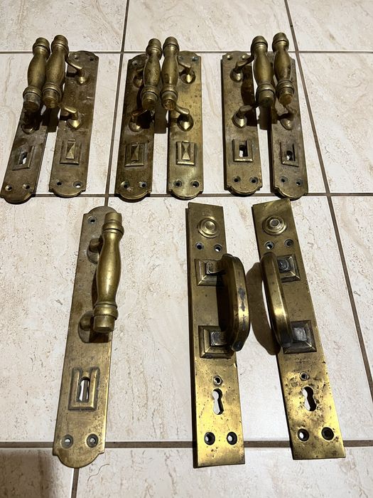 Ручки латунні, антикварні