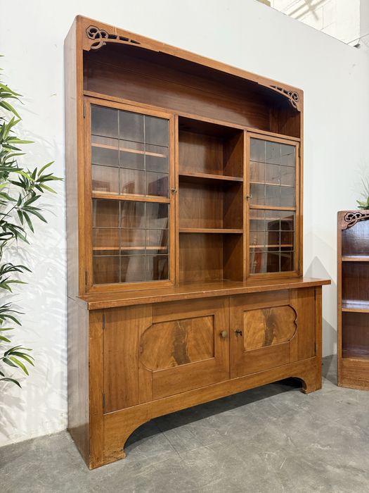 Piękna drewniana serwantka biblioteka secesja dowóz wysyłka