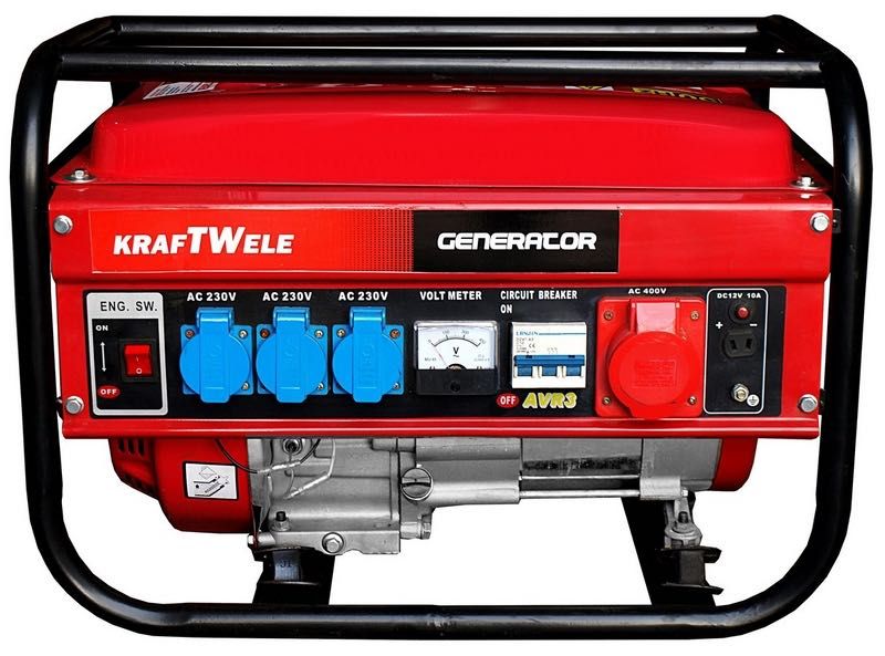 АКЦІА- Бензиновий Генератор 4.5 кВт / 3-фаз. KW6500 3F KRAFTWELE