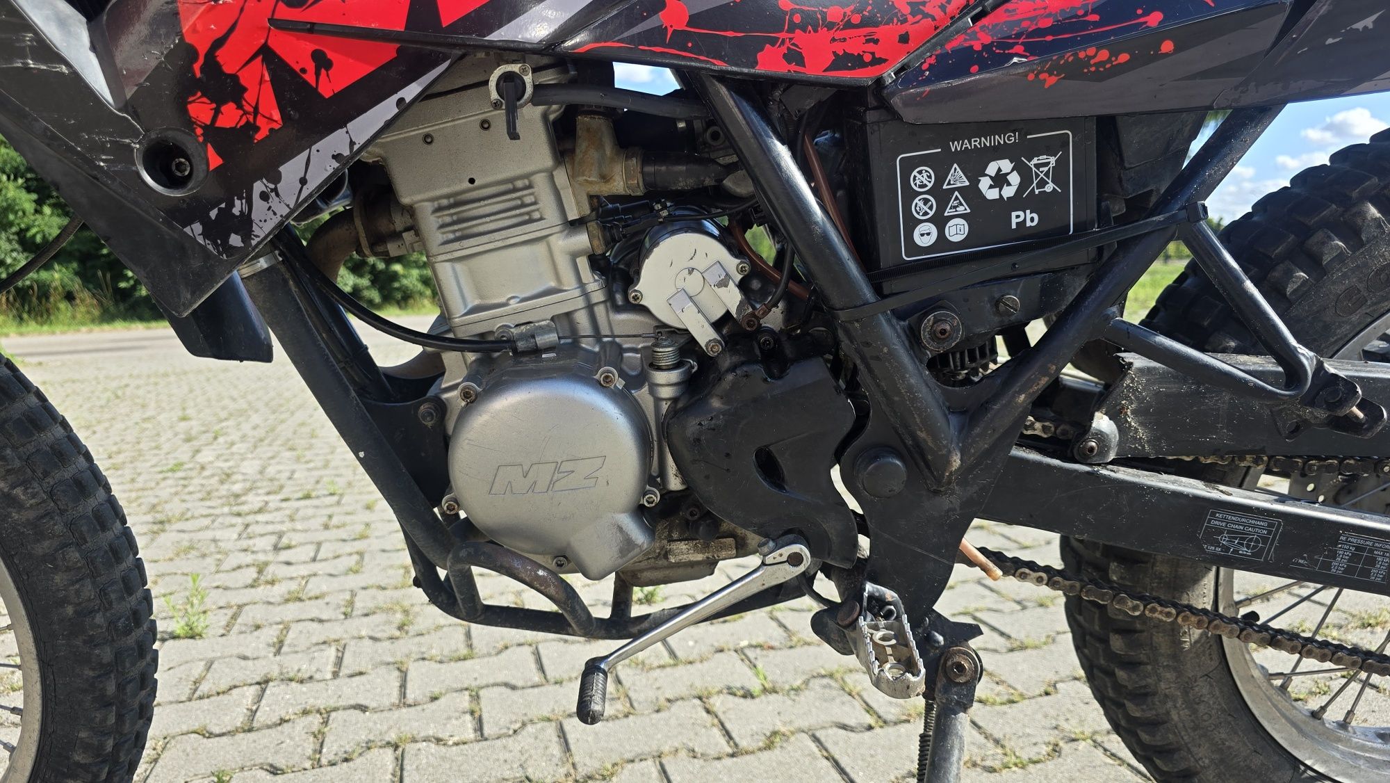 MZ 125 SX kat B motocykl