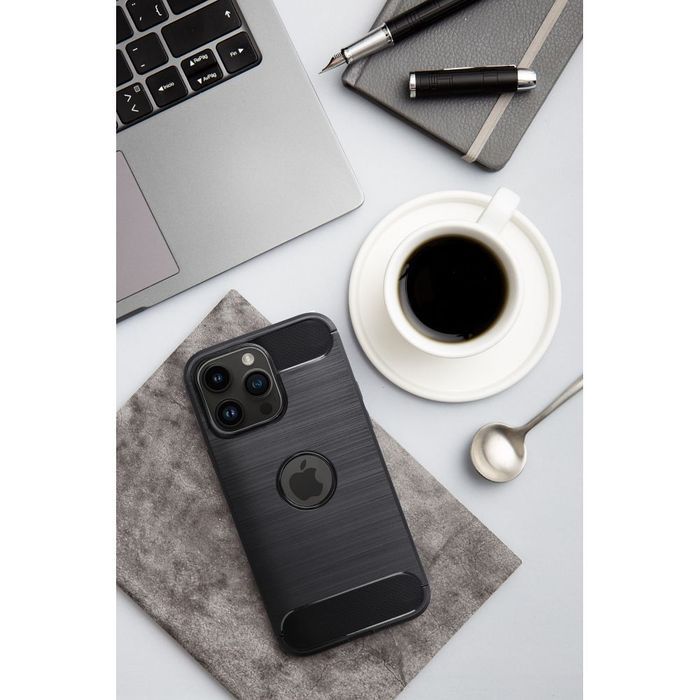 Futerał CARBON do IPHONE 16e (SE 4 2025) czarny
