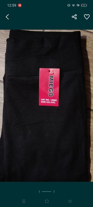 Legginsy miego czarne