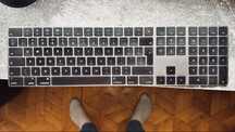 Klawiatura Apple MagicKeyboard Pro space gray qwerty pionowy enter