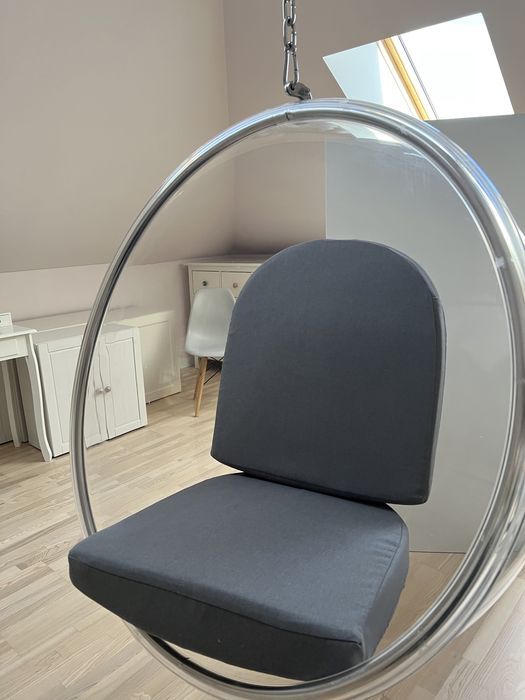 Siedzisko fotel wiszący w stylu Bubble Chair