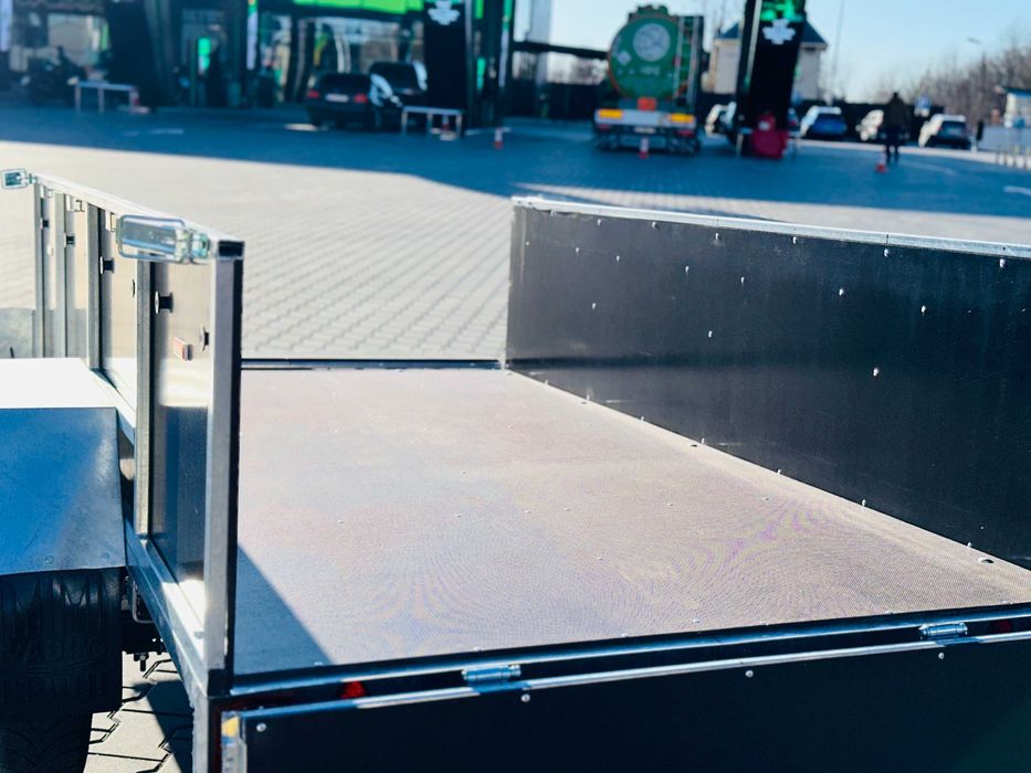 Прицеп легковий / причіп фанерний 2.3×1.32×0.5 УСИЛЕНИЙ ОЦИНКОВАНИЙ