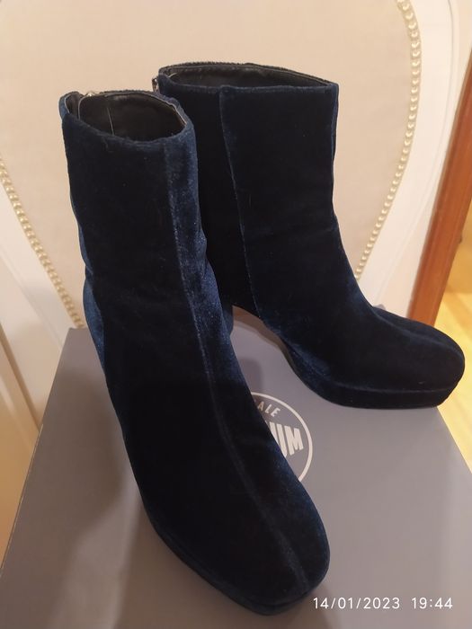 Botas Zara azuis