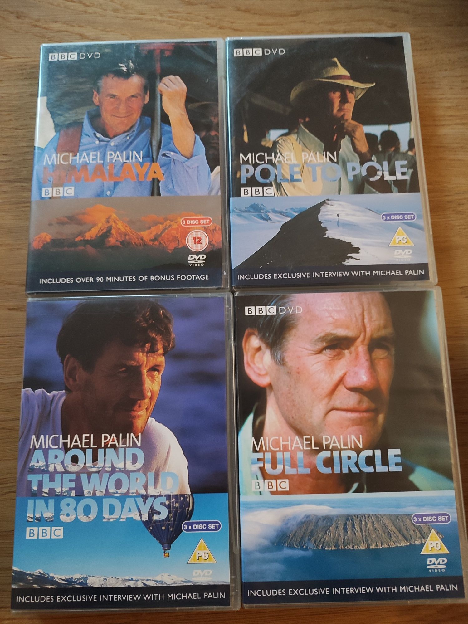 Michael Palin, BBC, dokumentalne, DVD