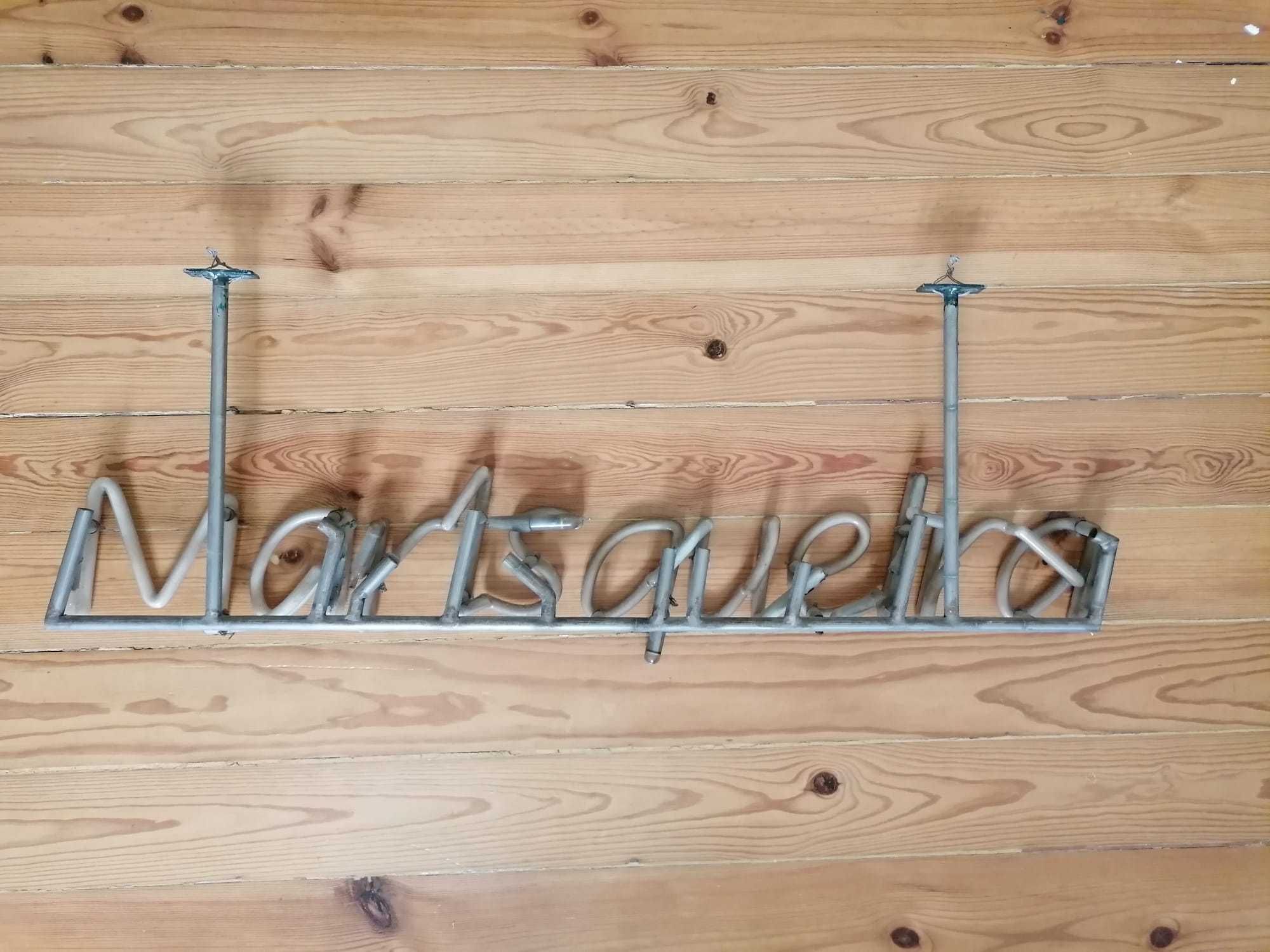 Reclame / sinal neon Marisqueira antigo