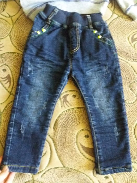 Модні джинси на флісі