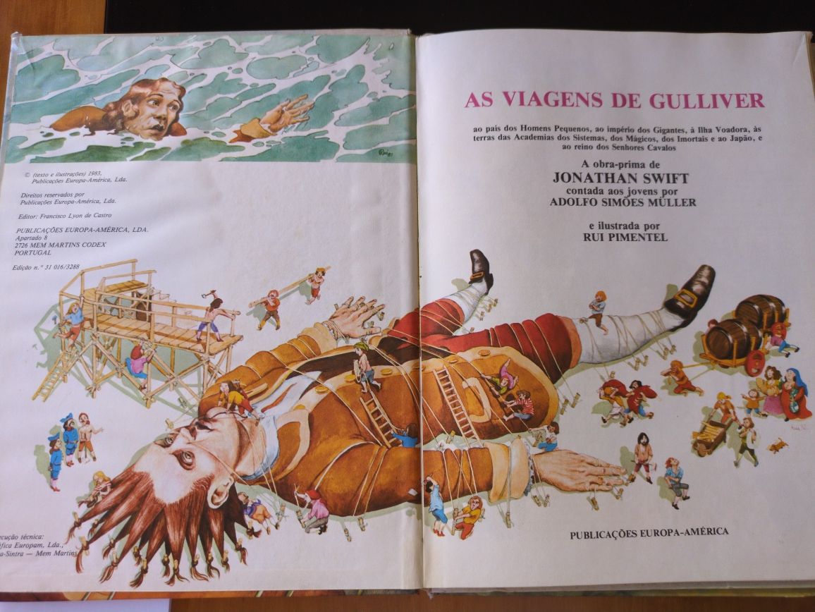 As Viagens de Gulliver de Jonathan Swift