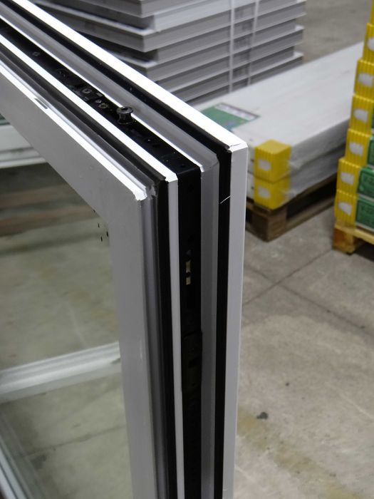 122x131 okno PCV używane - TANIE OKNA SZADEK