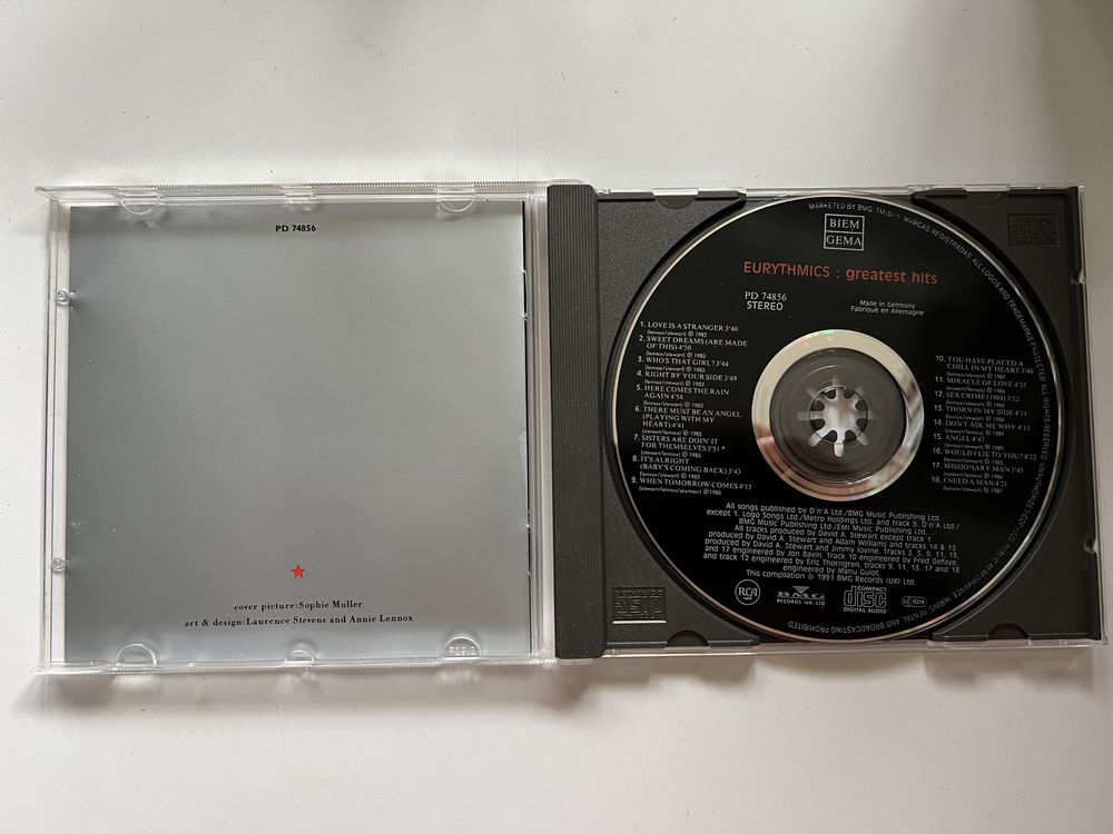 Eurythmics - The Best Of płyta CD