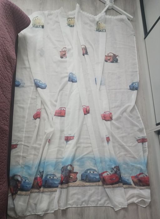 Firanka Disney Zygzak McQueen/ szer. 240cm x wys. 200cm