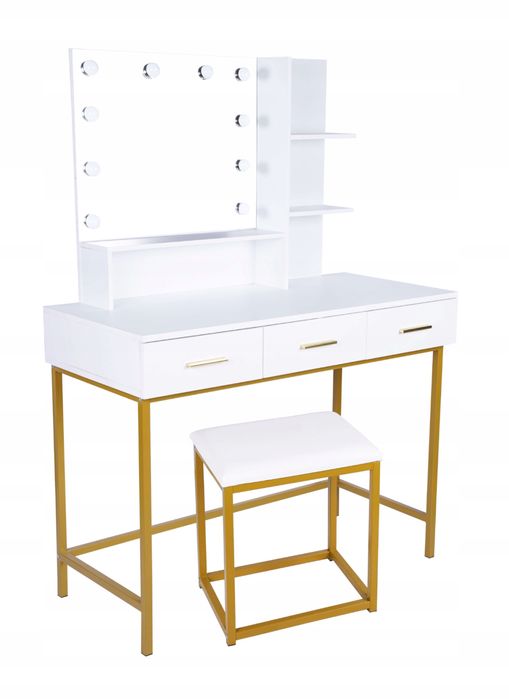 Toaletka piekna Glamour zlota