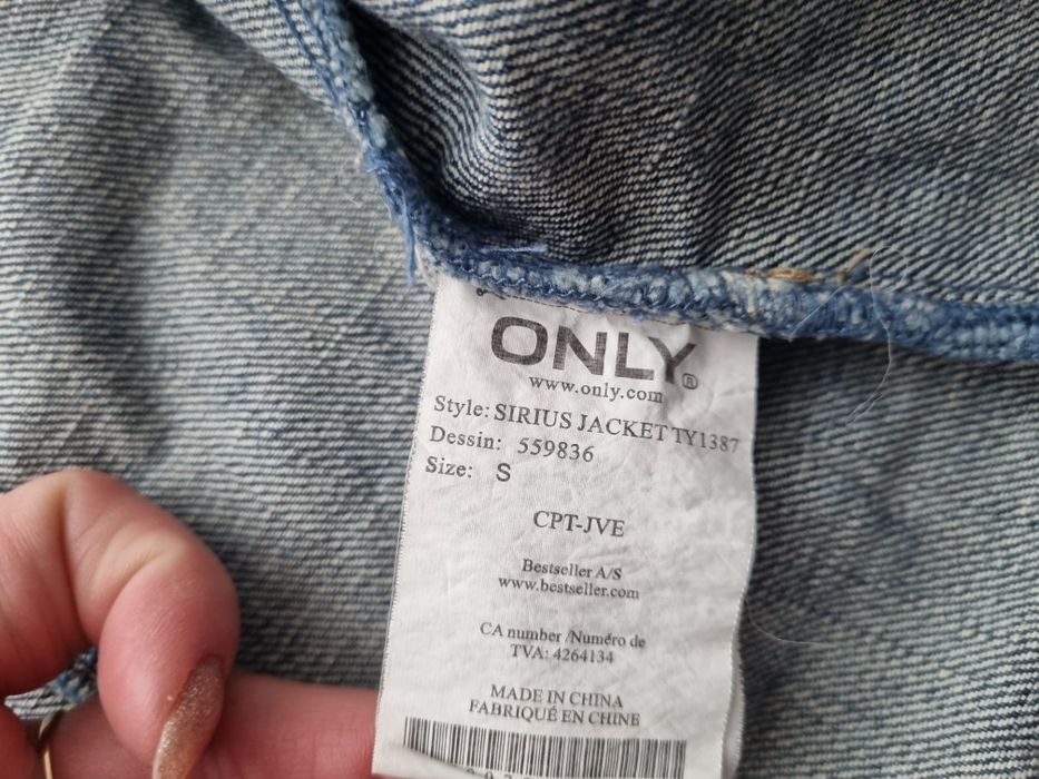 Only S krótka kurtka jeansowa