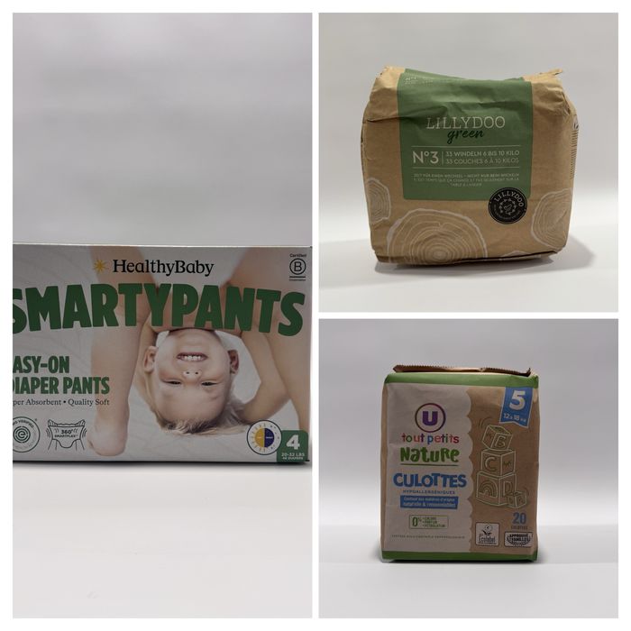 Підгузки і трусики ЕКО natural лінійки 3 4 та 5 розмір