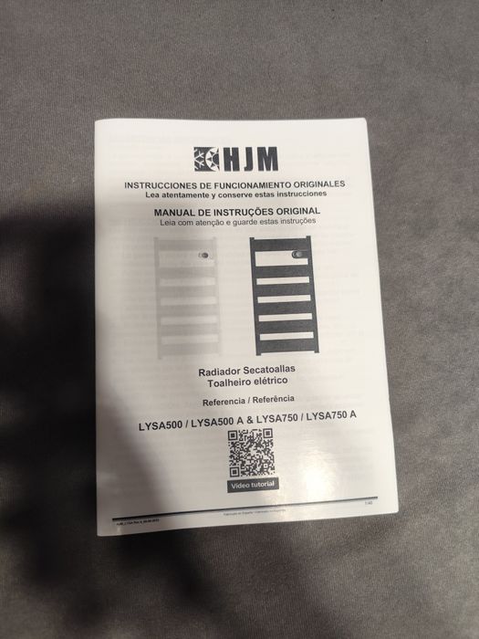 Grzejnik akumulacyjny łazienkowy HJM LYSA 500 biały