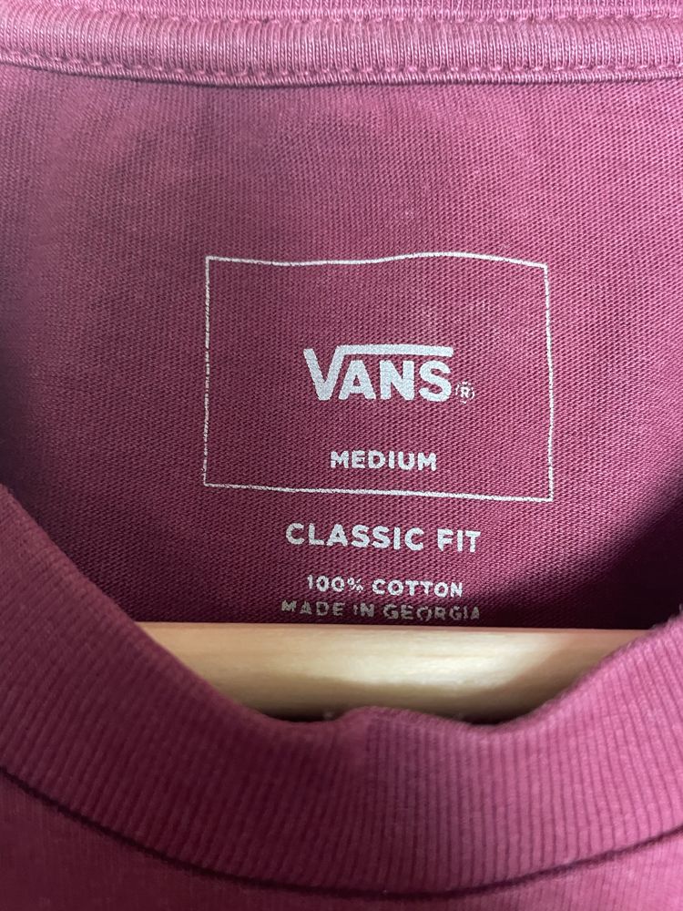 T-Shirt Bordeaux Vans