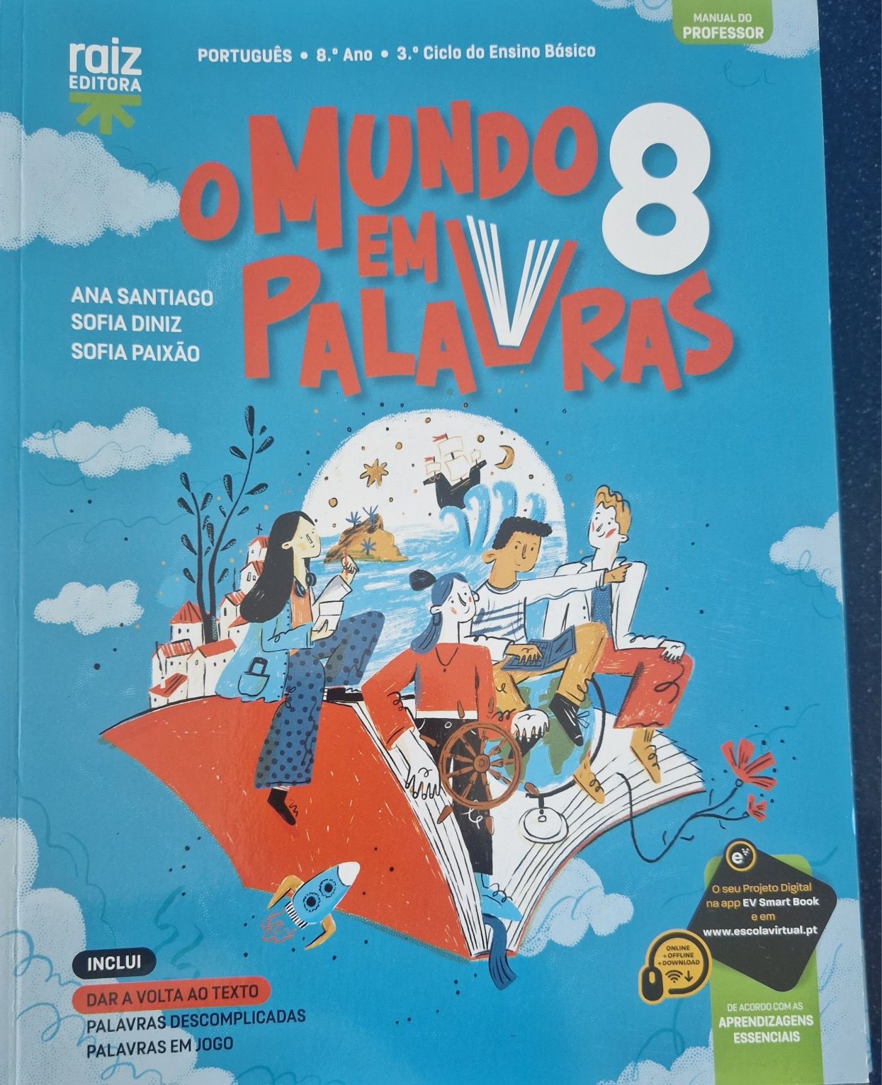 O Mundo em Palavras 8 NOVOS - Manuais de Professor - Raiz Editora