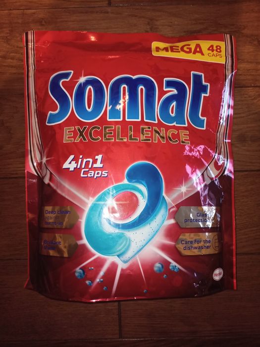 Somat Excellence 4w1 kapsułki tabletki do zmywarki 48 szt. i inne