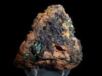 Malaquita c/ goethita limonita Malachite w/ goethite limonite Mineral