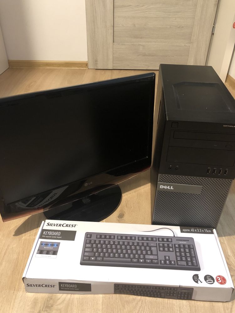 Komputer Dell Optiplex 9020 i7 + Monitor LG + Klawiatura