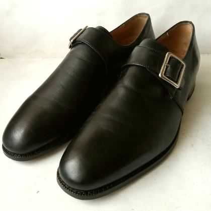 Чоловічі шкіряні туфлі монки